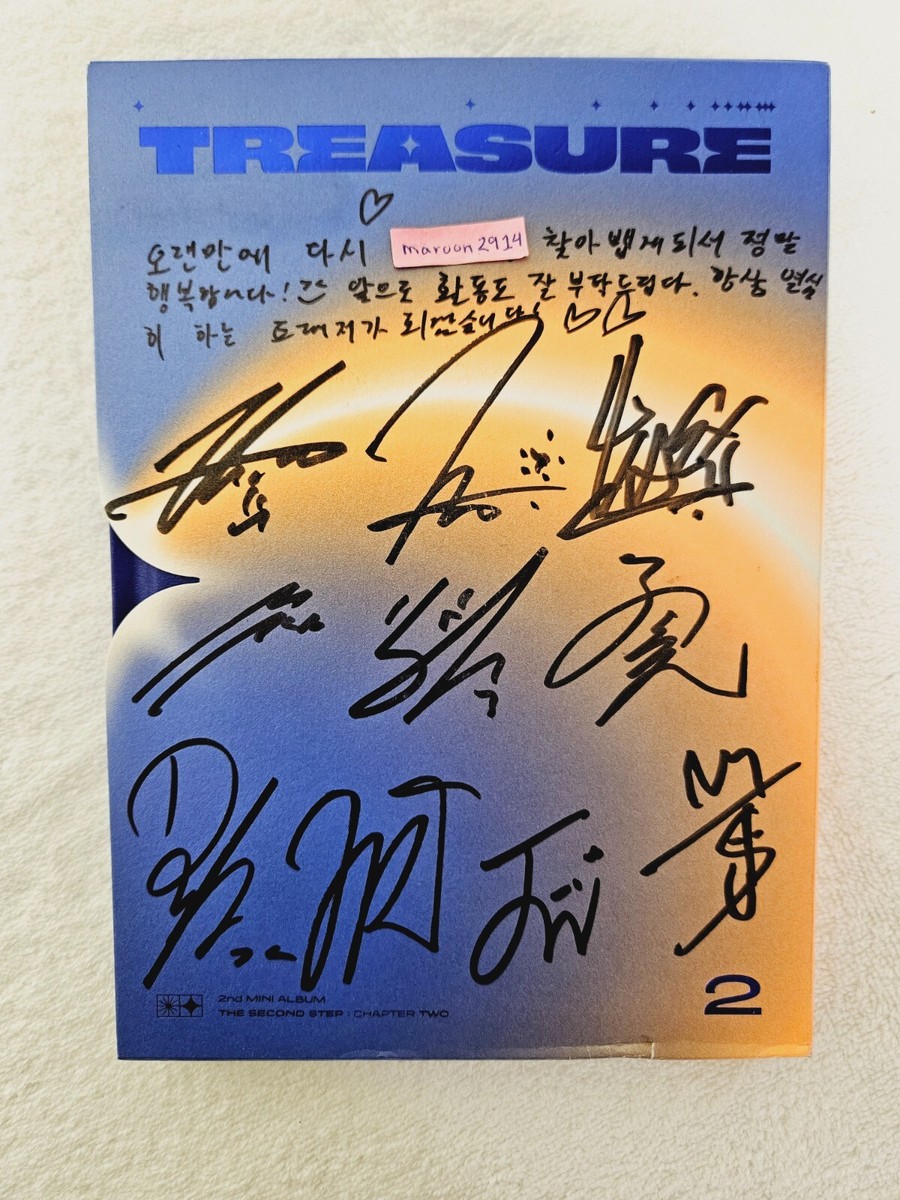 TREASURE The Second Step Chapter Two Signed Promo Album