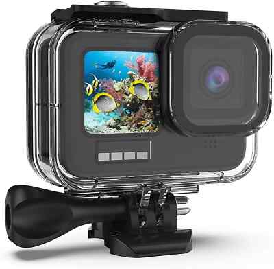 For Gopro 12, 11 ,10, 9 Waterproof Dive Case  Diving Protect Underwater Durable