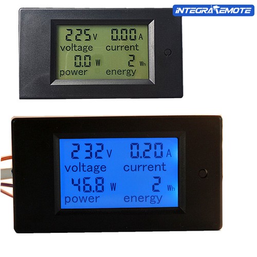 AC80-260V DC6.5~100V 20A 50A 100A Panel Display Volt Amp Power Watt Meter LCD - Bild 23 von 51