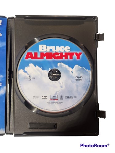 Bruce Almighty (DVD, 2003, Full Frame) Jim Carey Comedy Movie - Imagen 4 de 4
