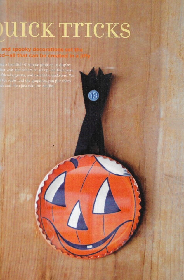 Halloween Magazine Matthew Mead Crafts Food Recipes Home Decor Patterns ...