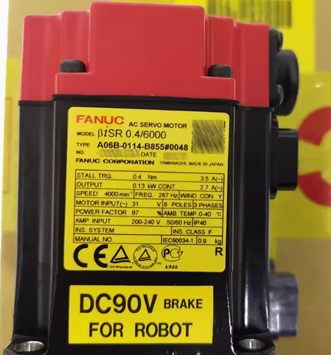 NEW FANUC Servo Motor A06B-0114-B855#0048 | eBay