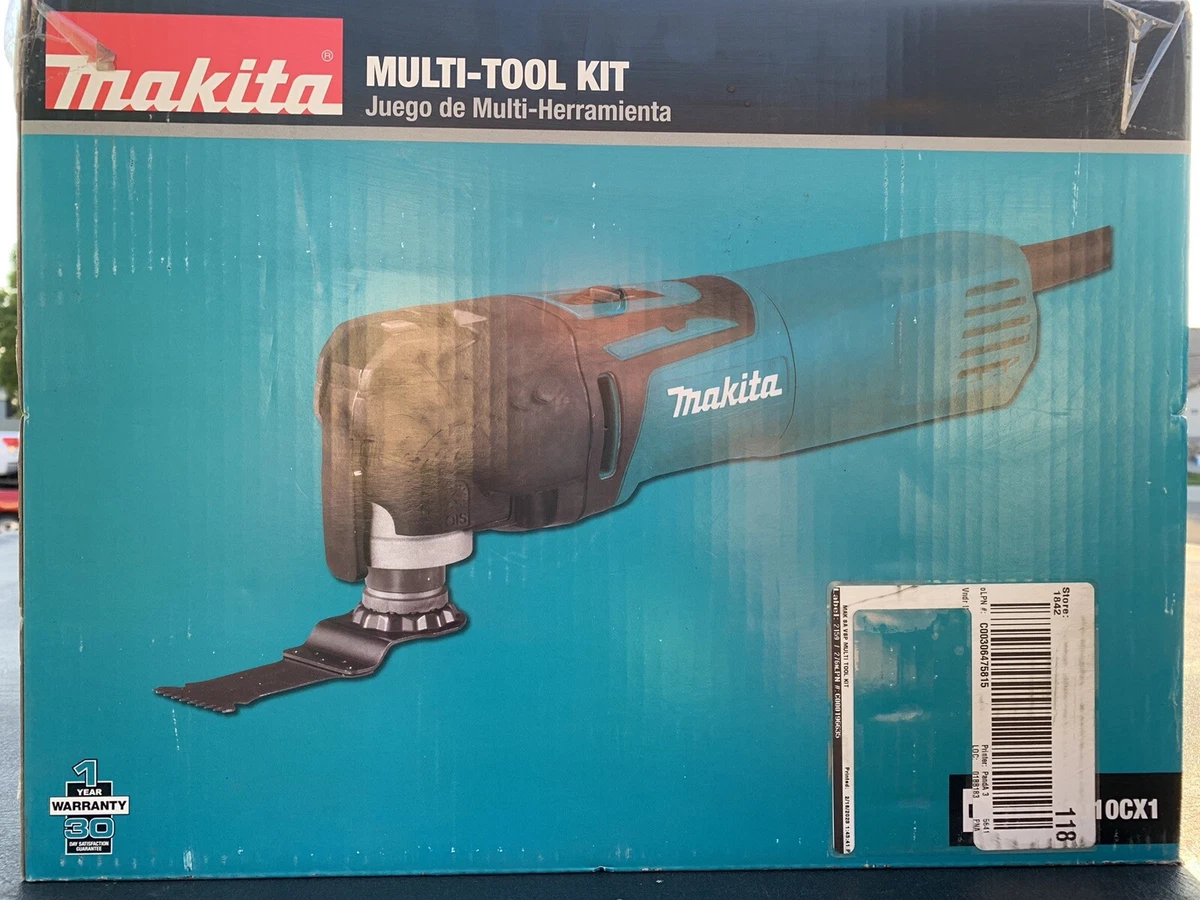 Makita TM3010CX1-R 120V Amp Oscillating Multi-Tool Kit Brand New  88381651066 eBay