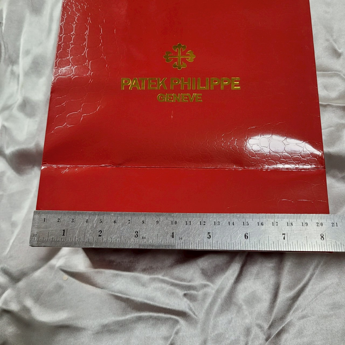 Patek Philippe Watch PAPER SHOPPING Bag Red BAG 8X10 INCHES Gift