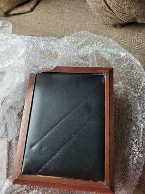 Vintage 1981 Executive Leather Wood Desk I Spy Phone Deco Tel Rotary Dial Ebay