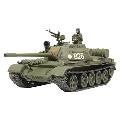 Серия военных миниатюр TAMIYA 148 98 РОССИЙСКИЙ СРЕДНИЙ ТАНК Т-55 комплект 32598 10990₽