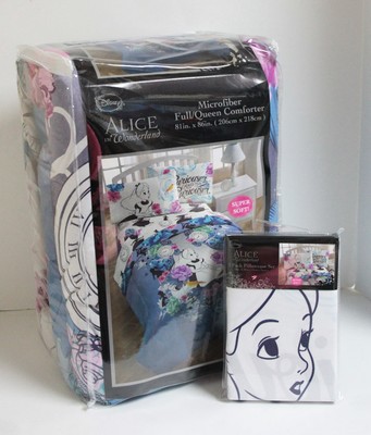 Alice In Wonderland Cheshire Cat Reversible Comforter Pillowcase