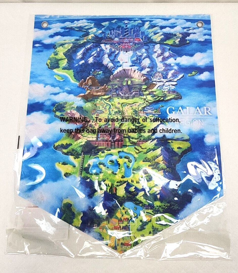 ガラル地方　ポスター Galar Pokémon Region Maps Poster | Pokémon Center Official Site