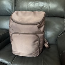 iPack baby Backpack Diaper Bag Backpack Brown w/changing pad multiple storage