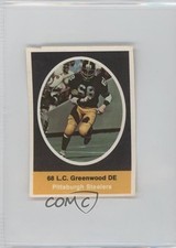 1972 Sunoco NFL Action Player Stamps LC Greenwood 0c6