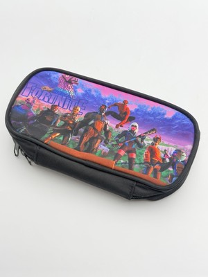 Fortnite Pencil Case Zippered Organizer Black School Supply