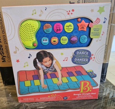 B. toys Floor Musical Dance Piano Mat Boogie Woogie Mat Lights & Music