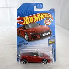 Hot Wheels 1:64 2019 Audi R8 Spyder Factory Fresh Red Supercar Diecast 175/250