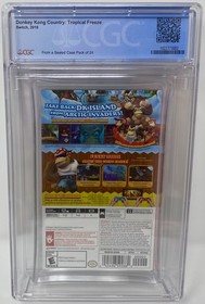 CGC Graded Donkey Kong Country: Tropical Freeze NEW Switch (1022773002, 9.8 A++)