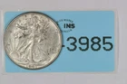 1941-D XF AU 50C WALKING LIBERTY SILVER HALF DOLLAR RAW-3985