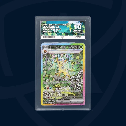 PERFECT SUBGRADES Leafeon ex - 200/187 - Terastal Festival ex - ACE GEM MINT 10