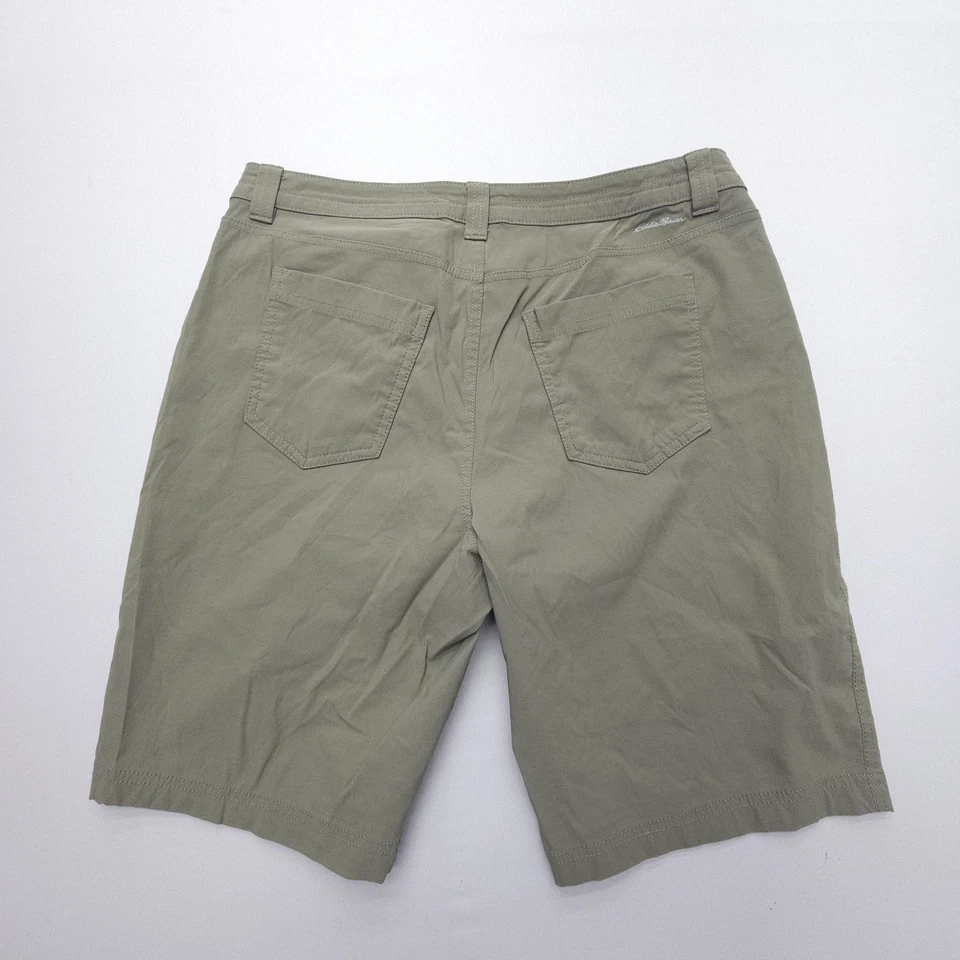 Pantalones Cortos de Senderismo Eddie Bauer para Mujer 14 Verde Elastizados Ligeros Viaje Pesca Foto 2 de 4
