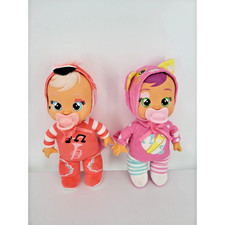 Cry Babies Tiny Cuddles 10" Plush Dolls Music Edition Lot of 2