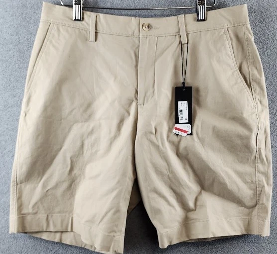 The Men's Store at Bloomingdale's Twill Regular Fit Shorts Men's 32 Stone