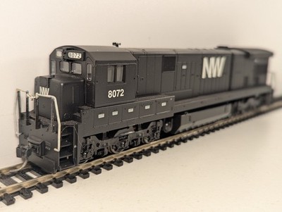 Atlas HO Scale GE C30-7 Diesellok 8072 Norfolk & Western (schwarz) 8616