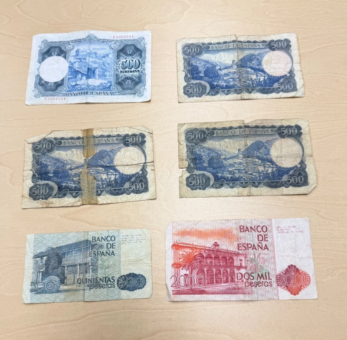 西班牙纸币| eBay