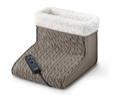 BEURER FWM 45 Fußwärmer mit Massage Teddy Futter Temperaturregelung 15W