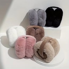 Women Men Winter Super Soft Ear Muffs Warmer Ladies Earflaps Cosy Cold Fluffy UK