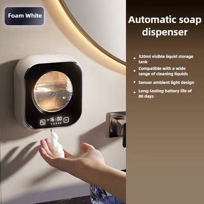 #ad #ad Smart Automatic Hand Washer Foam Infrared Sensor Liquid Soap Dispenser with Temp $57.99