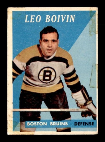 Leo Boivin #20 1958 Topps card