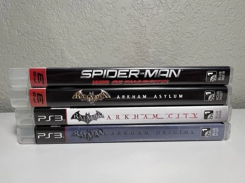 PS3 PLAYSTATION 3 ACTION ADVENTURE SUPERHERO LOT OF 4 GAMES