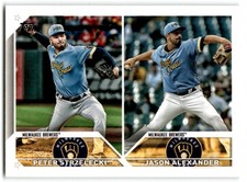 2023 Topps Update Jason Alexander/Peter Strzelecki Rookie Milwaukee Brewers