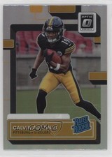 2022 Panini Donruss Rated Rookie Optic Preview Holo Prizm Calvin Austin III rf2