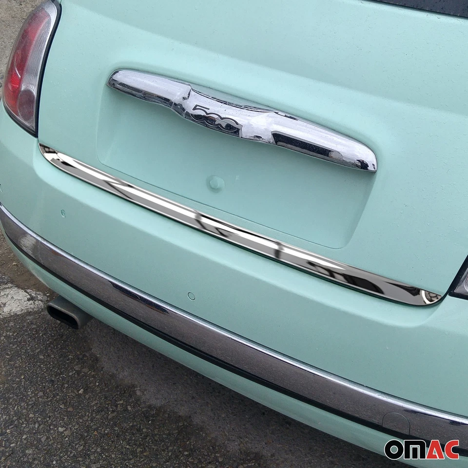 Garniture de Hayon Coffre pour Fiat 500C 2007-2015 acier inox - Photo 2/4