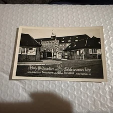 RPPC 1950 United States Naval Advanced Base Bremerhaven Germany Postcard