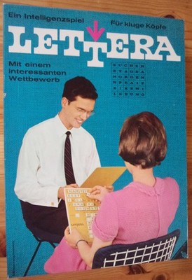LETTERA Ein Intelligenzspiel / Für kluge Köpfe - Familienspiel der 70er Jahre