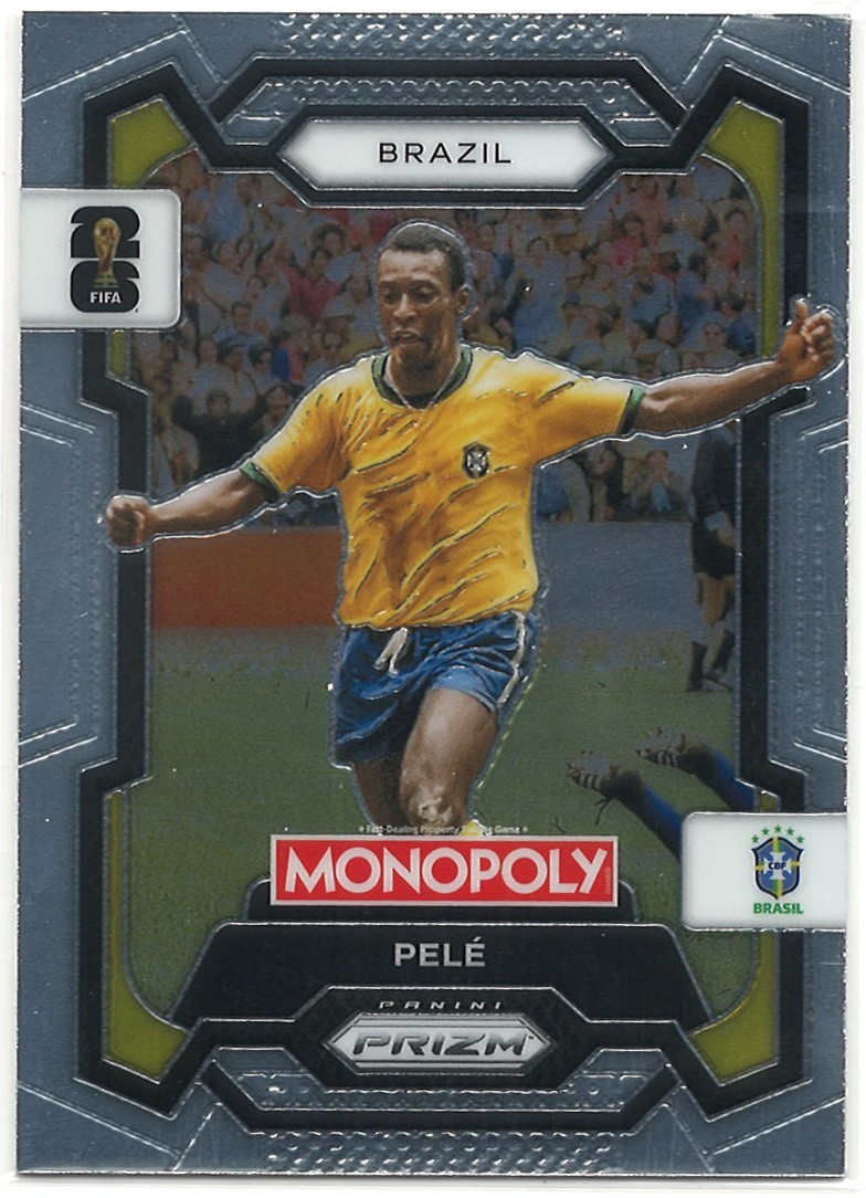 2026 Panini Prizm Monopoly Fifa World Cup - Pele #16 (Brazil) Base Set