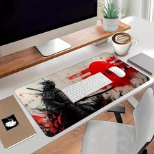 40*90cmJapanese Samurai a Themed mouse pad non-slip rubber desk mat customizable