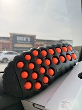 Nike Mind 001 Men's Black Orange Polka Dot Clog Slippers Synthetic Size 8