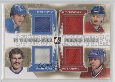 2013-14 In the Game-Used Forever Rivals Silver Peter Stastny Guy Carbonneau 1pc9