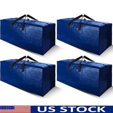 Extra Large Moving Storage Bags Durable Zippered Totes Lightweight 65lbs New