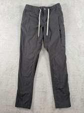 Vuori Ripstop Climber Pants Mens M Charcoal Gray Drawstring Casual Trendy