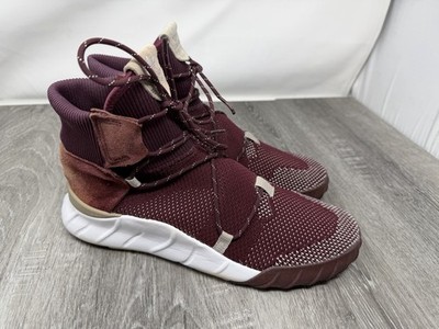 Adidas Tubular X 2.0 Primeknit Maroon Purple Shoes Men s US Size 9.5 CQ0970