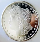 1878 S MORGAN ULTRA DMPL/PL! MS+++++HUGE MIRRORS! AWESOME CAMEO! NR #64527