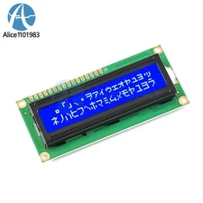 2PCS 1602 16x2 Character LCD Display Module HD44780 Controller blue Arduino LCD