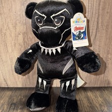 Build A Bear Black Panther Plush Marvel Avengers Stuffed Animal New w/ Tags