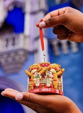 2025 Disney Parks Mickeys Christmas Party Ornament Chip And Dale NWT PRESALE!