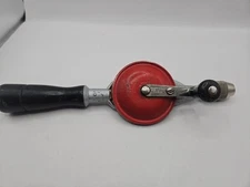 Vintage Craftsman 9-4230 Hand Drill Crank Eggbeater Made In USA w/ Bit Compartmt