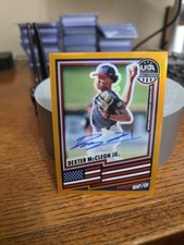 2026 Panini Stars & Stripes Dexter McCleon Jr  Autograph GOLD  /10