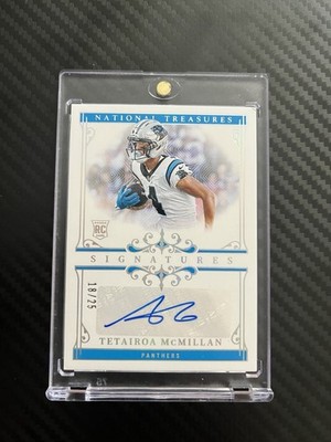 2025 Panini National Treasures - Signatures Tetairoa McMillan #SIG-29 /99 AU RC