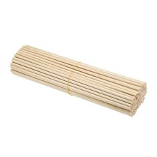 1/8 x 8 Inch Wooden Dowel Rod 110 Pcs Wood Dowels for Craft, Natural Color